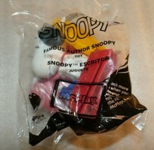 McDonalds 2018 Peanuts Snoopy Toy  9 Famous Author NIP