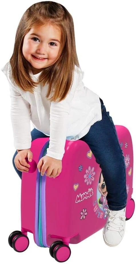 Minnie Maleta Con Ruedas ABS Dura Para Niños Equipaje De Mano 4 Ruedas - Imagen 2 de 4