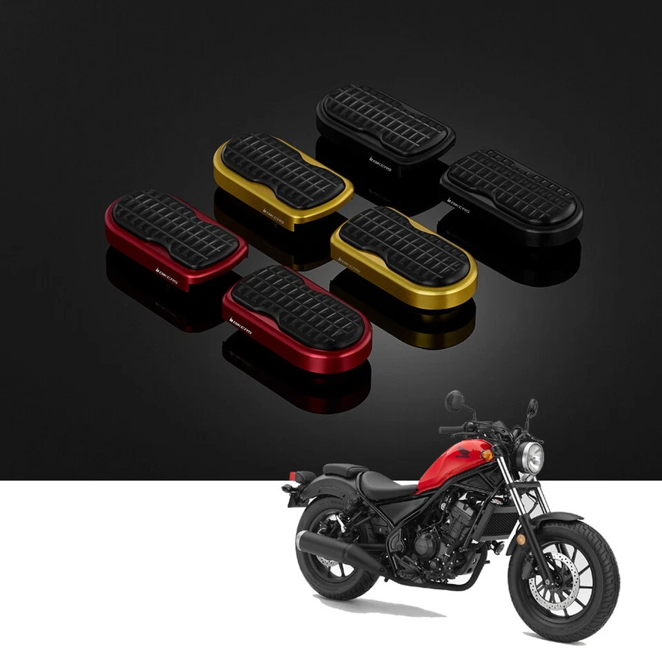 Reposapiés delanteros aluminio CNC Trim Bikers para Honda Rebel 500 2017-2019 Foto 3 de 4