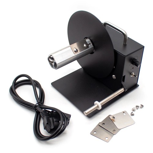 Rebobinadora de etiquetas eléctrica R6Pro 0-120 RPM bobinadora de rodillos de papel automática ajustable - Imagen 1 de 11