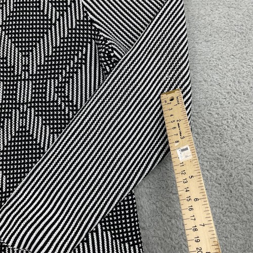 Pendleton Cardigan Women Extra Large Petite XLP Black White Geometric Open Front - Picture 17 of 19