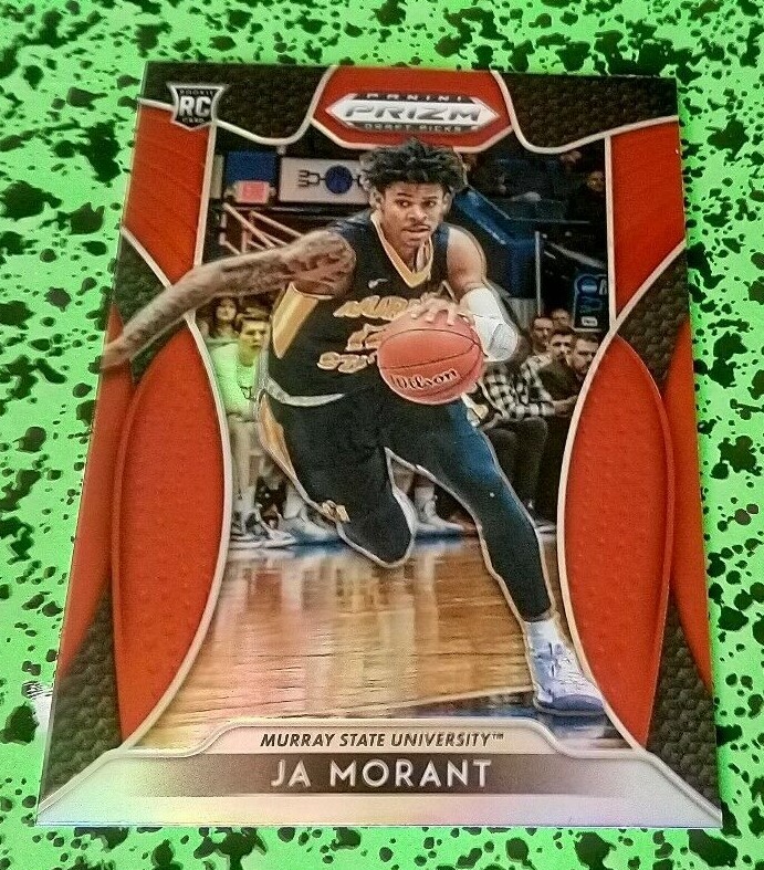 2019-20 PANINI PRIZM RC MT DRAFT JA MORANT RED MT CENTERED #2 RC