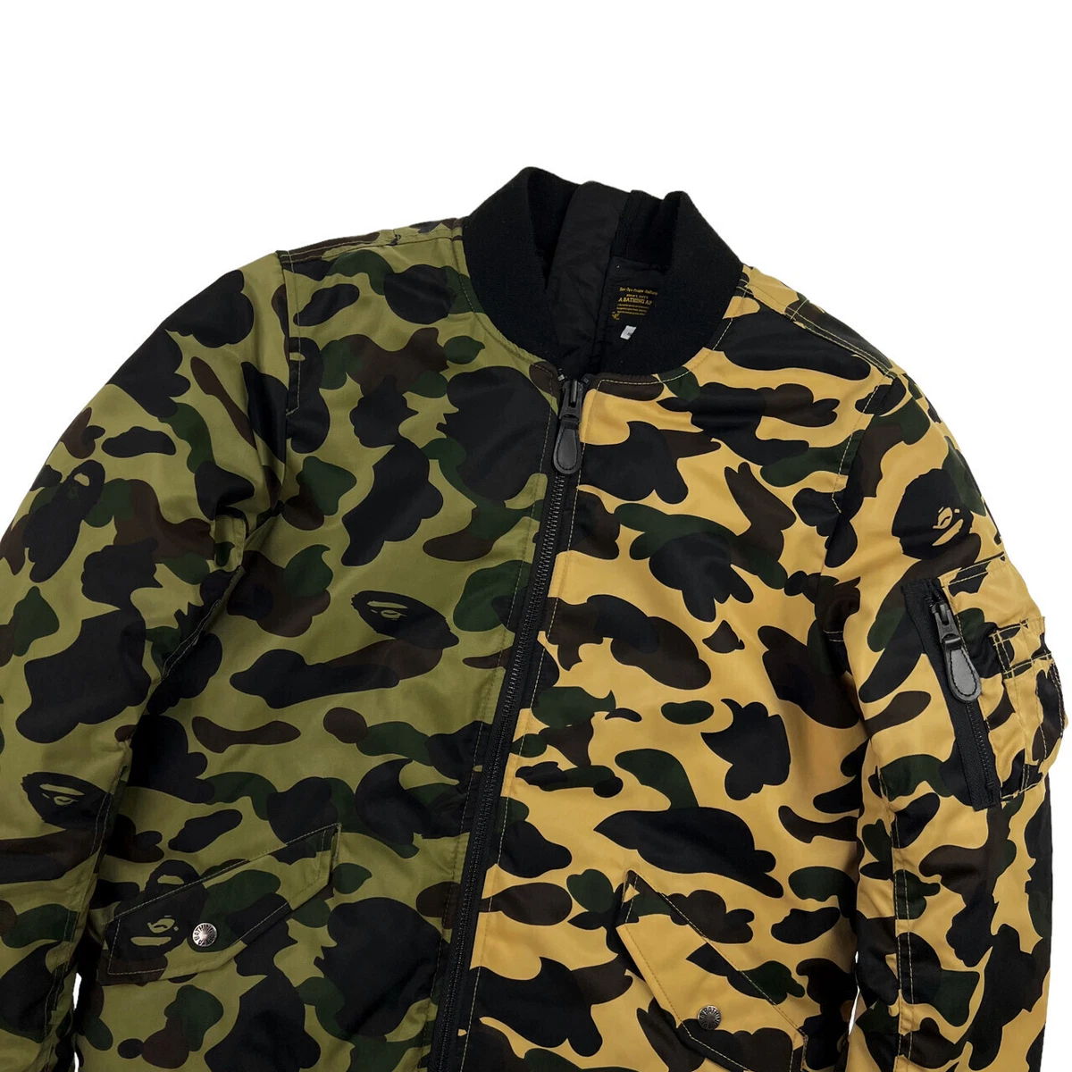 Bape bomber jacket best sale camo