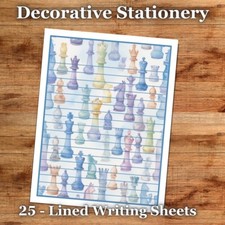 25 Sheets Decorative Paper Letter Writing Paper Color Stationery - Cute 010