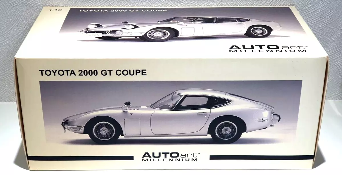 1/18 AUTOart TOYOTA 2000GT COUPE SILVER 78743 First Edition diecast car model