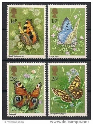 GB 1981 Papillons Insectes Nature 4v set MNH - Photo 1/1