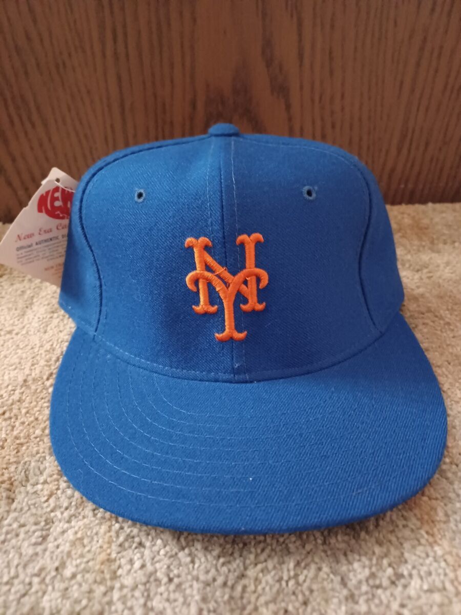 NY Mets Hat Vintage 90s New Era 5950 Pro Model Diamond NY Mets Hat Vintage 90s New Era 5950 Pro Model Diamond