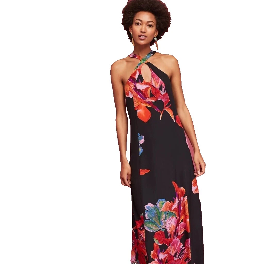 Anthropologie Seda Floral de Fiesta/Vestidos de Fiesta para Mujeres