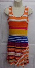 Calvin Klein Multicolored Pullover Sleeveless Dress Womens Size 2