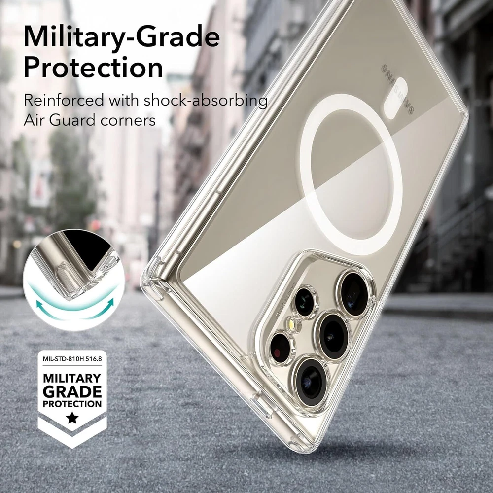 Phone Case For Samsung S24 S23 Ultra S22 S21 ShockProof Magnetic MagSafe Cover