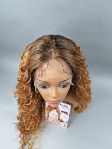 Antonella Wig Dr Golden Amber Long Wavy Melted Hairline Synthetic Lace Front - 第 2/10 張圖片