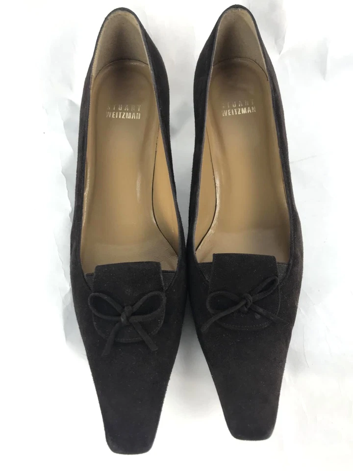 Zapatos sin cordones Stuart Weitzman marrón gamuza talla 8M Foto 3 de 4