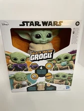 NEW Star Wars Galactic Snackin Grogu Mandalorian Anamatronic Interactive Toy