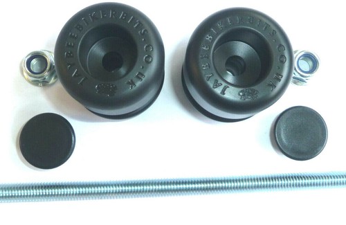 HONDA CBR 929 954 2000 2003 CRASH MUSHROOMS REAR AXLE SLIDERS BOBBINS BUNGS S3U - Picture 4 of 6