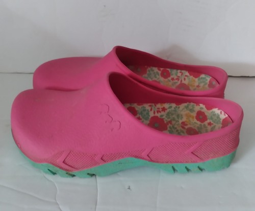 GARDENLINE GARDEN CLOGS Size 7/8 Pink 