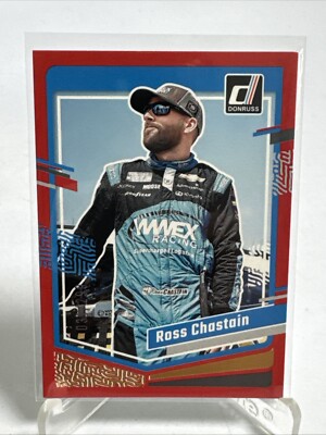 Ross Chastain 2024 Donruss RED GOLD SP /299 #1 NM CARD