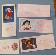 1985 VTG VOGUE/Dakin Ginny Doll Club Member lot MAILERs/CATALOGs/1980s Ephemera