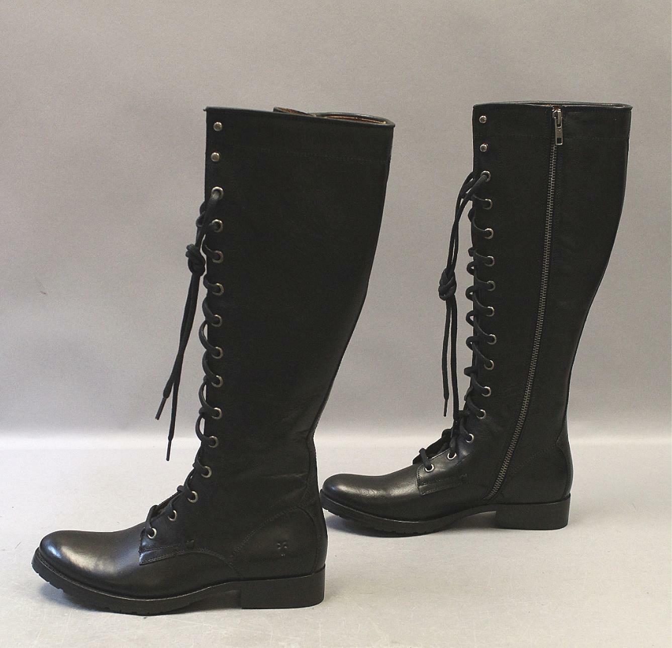 timberland tall lace up boots