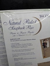 New Lot Creative Memories Natural Ruled Refill Pages 2002