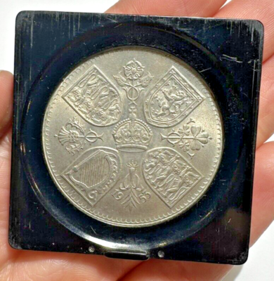 1953 Queen Elizabeth II 5 Shilling Coin Commemorative Crown Coin