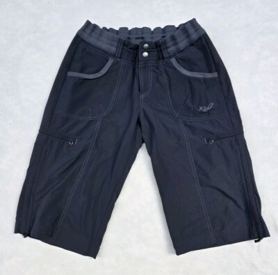 KUHL Cargo Long Shorts Youth Size 8 Gray Boys Hiking Outdoor