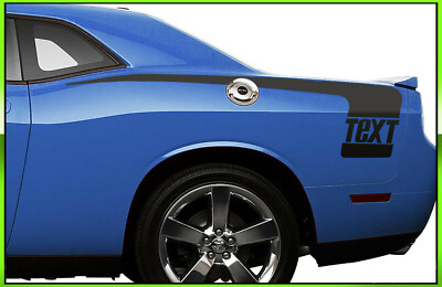 Hockey Stripes 2 -Fits Challenger 2009 and up RT SRT-8 Hellcat SXT SE  2021 2022