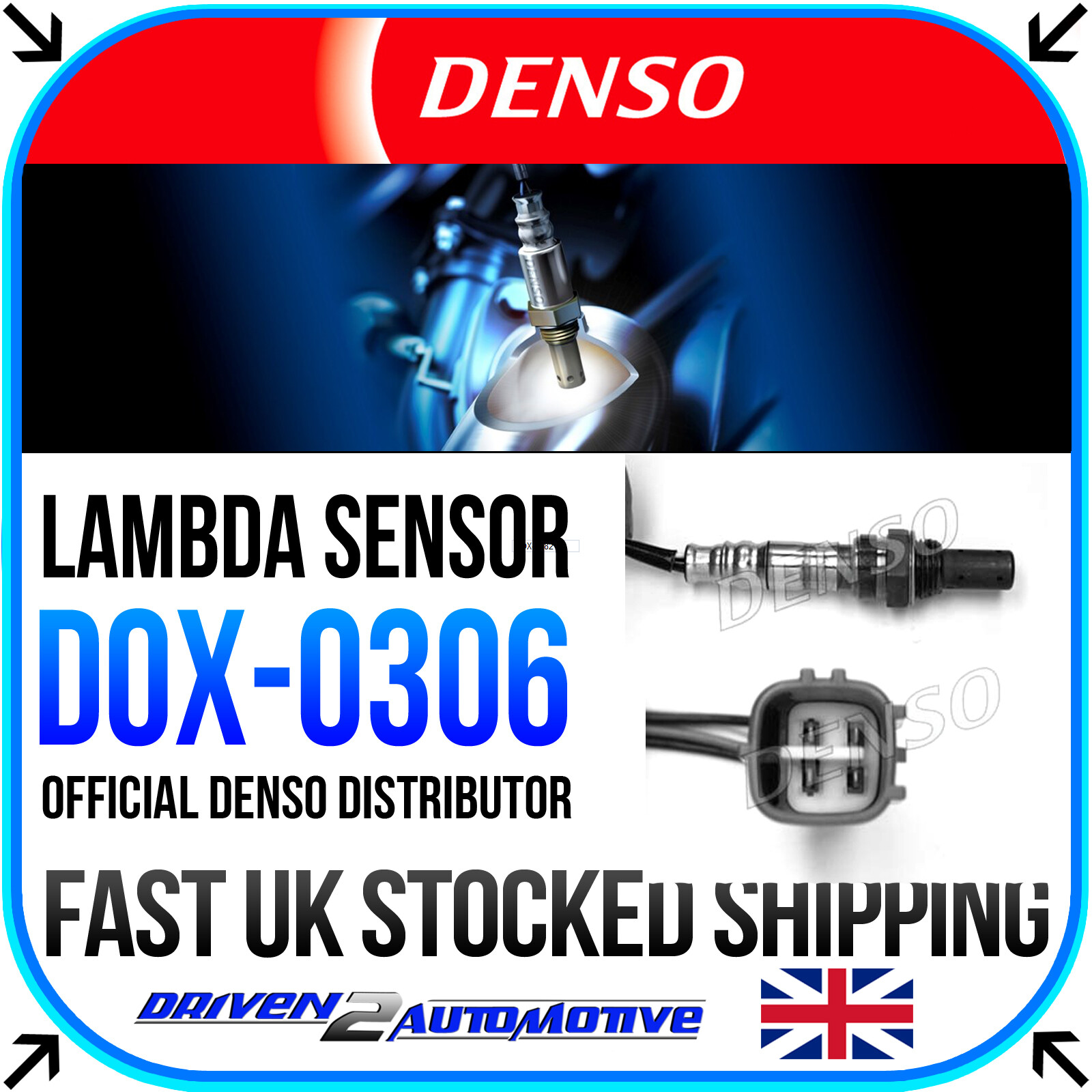 2x ✅Fits DENSO DOX-0306 Lambda Sensor Direct Fit ⭐UK Seller⭐ - Image 7