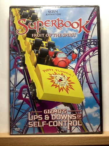 Superbook - Gizmo's Ups & Downs of Self Control (DVD, 2022, CBN) NEW & SEALED - Imagen 1 de 2