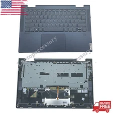 For Lenovo Yoga 7-14ITL5 82BH Palmrest Backlit Keyboard Touchpad 5CB1A16224 Gray