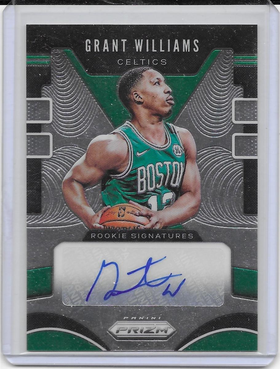 2019-20 Prizm Rookie Signatures Auto- Grant Williams Boston Celtics!
