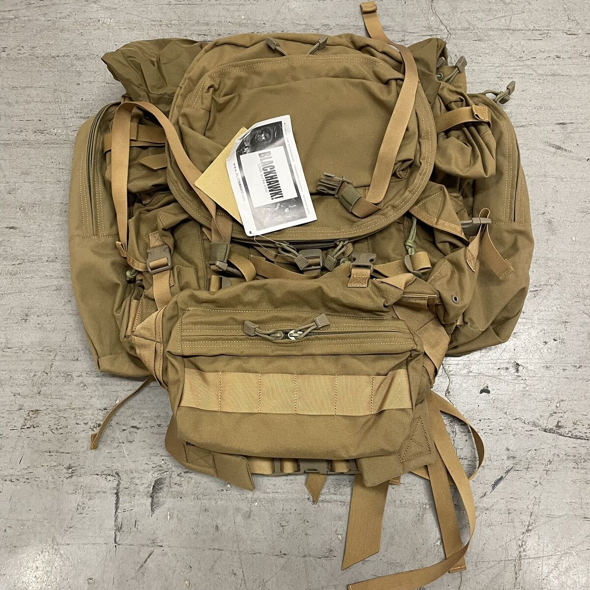 BlackHawk SOF Ruck Kit w/ Frame & Pads Coyote Tan 60SOFKDE BlackHawk SOF Ruck Kit w/ Frame & Pads Coyote Tan 60SOFKDE