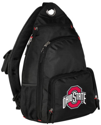 OSU Buckeyes Backpack COMFORTABLE CROSSBODY STYLE - LOADED with POCKETS!