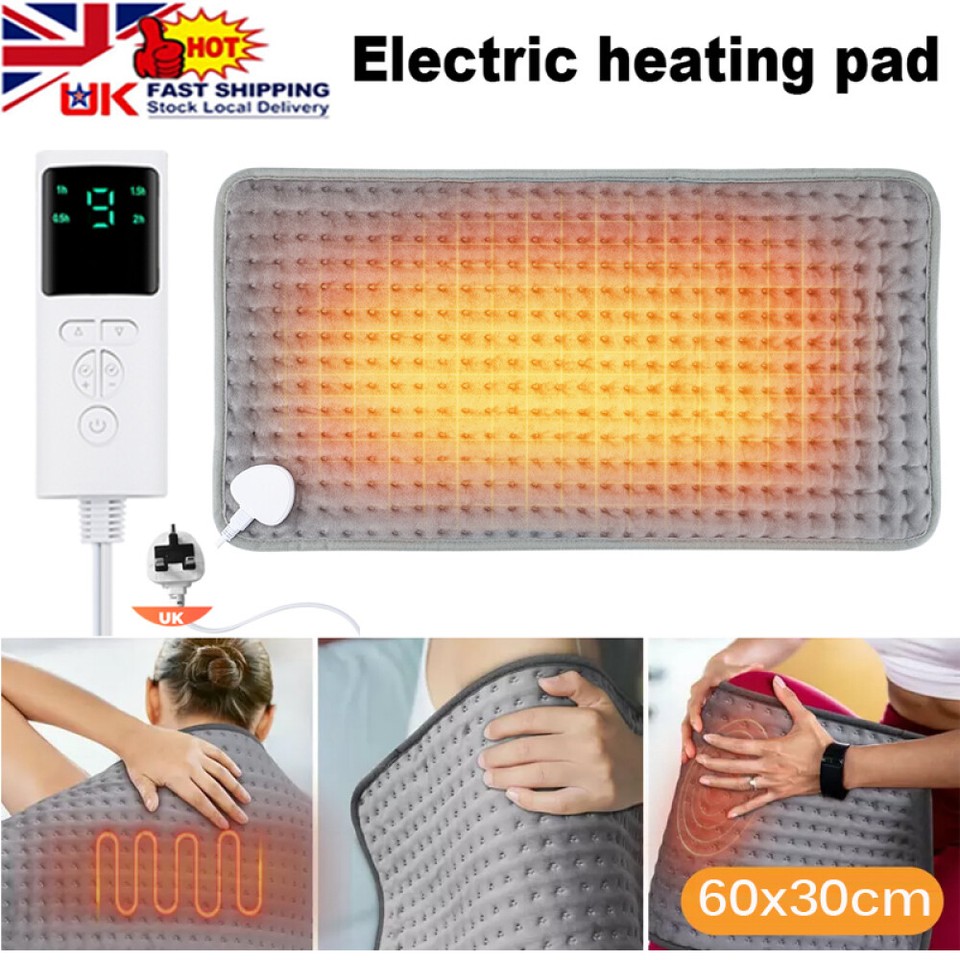 9 Modes Electric Heat Pad Adjustable Heating Mat Back Pain Relief