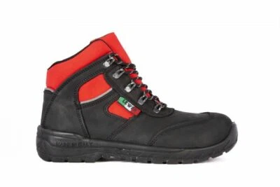 SCARPA ANTINFORTUNISTICA DA LAVORO SICUREZZA LEWER CROCE ROSSA CR1 S3 ITALIANA
