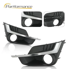 For 2015-2016 Subaru Impreza Left Right Primed Plastic Fog Light Trim 2PCS