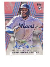 JERAR ENCARNACION 2023 Topps Series 1 Baseball Stars RC AUTO RED /25 BSA-JE