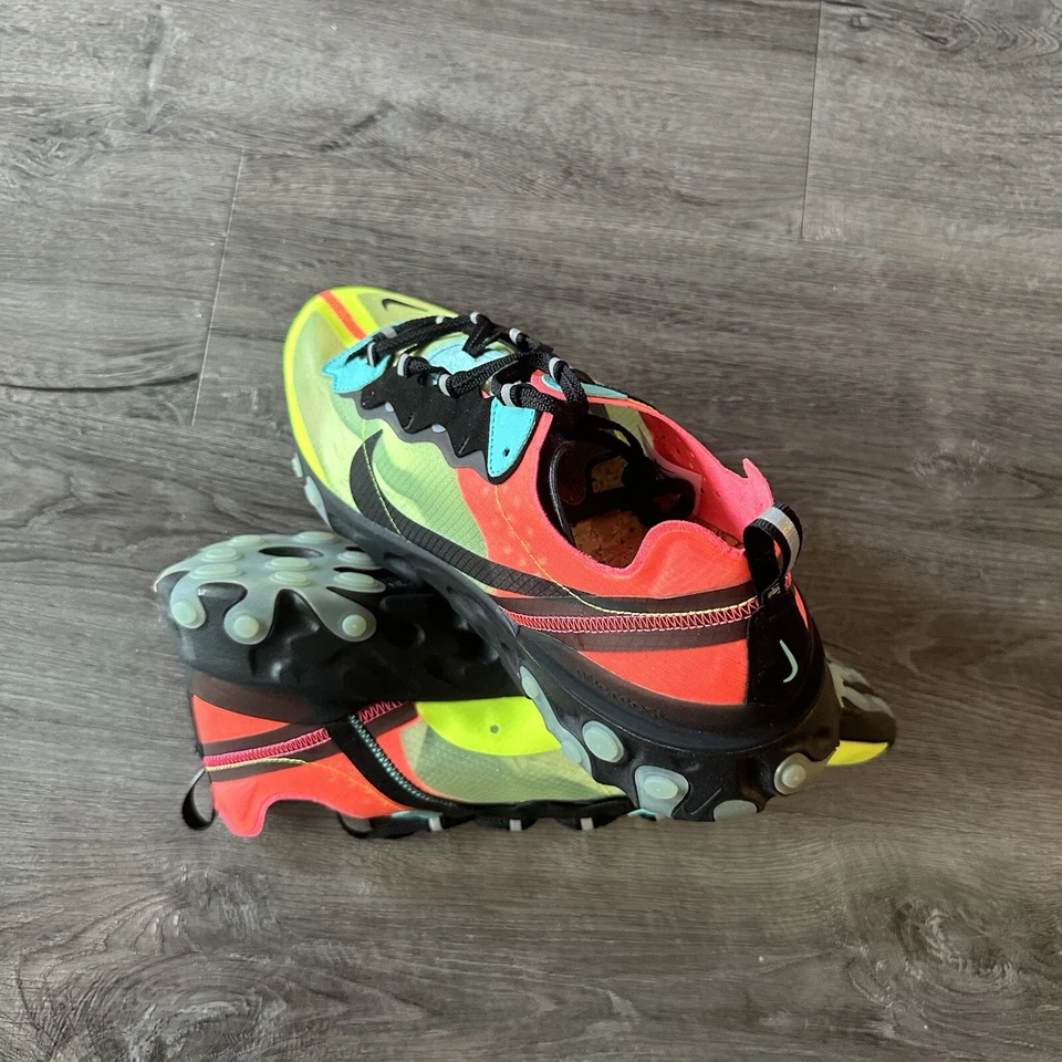 Nike React Element 87 Hyper Fusion Multicolor Mens Shoes AQ1090-700 Size 13 - Image 4 of 4