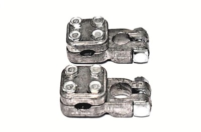 3 Way Heavy Duty Top Post Battery Terminal 2 To 4/0 Gauge 1 Pos 1 Neg ...
