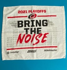 Carolina Hurricanes 2021 Stanley Cup Playoffs Rally Towel BRING THE NOISE NHL