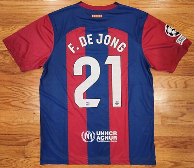 FCバルセロナです F. DE JONG 21 ジャージ M FCバルセロナです F. DE JONG 21 ジャージ M FC Barcelona バルセロナ