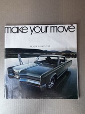 Vintage 1968 Chrysler All Models OEM New Car Dealer Sales Brochure Make Move