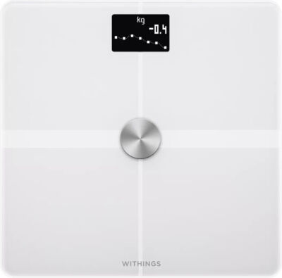 Withings (WBS05-White-All-Inter) Smart Body Composition Wi-Fi Digital Scale
