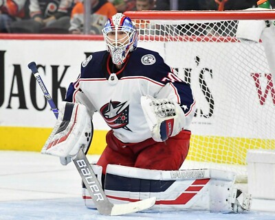 Joonas Korpisalo Columbus Blue Jackets UNSIGNED 8x10 Photo