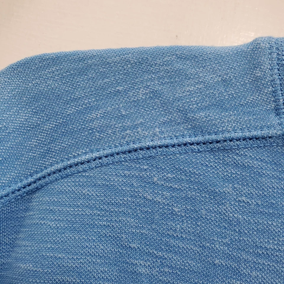 Camiseta tejida básica Jamaica Jaxx para hombre grande y alta azul jaspeado mezcla modal talla XXL Foto 2 de 4