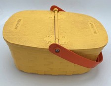 VINTAGE FISHER PRICE 1988 FUN WITH FOOD PICNIC BASKET