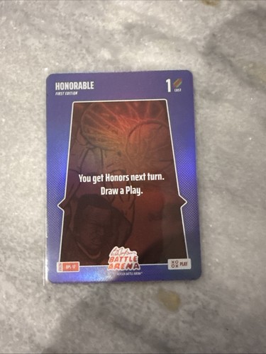 2026 Bo Jackson Battle Arena Honorable Bonus Play Card Foil SSP BPL-17