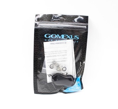 Gomexus S22BKBK Knob Alu Black 22mm Shimano A , Daiwa S (2677)