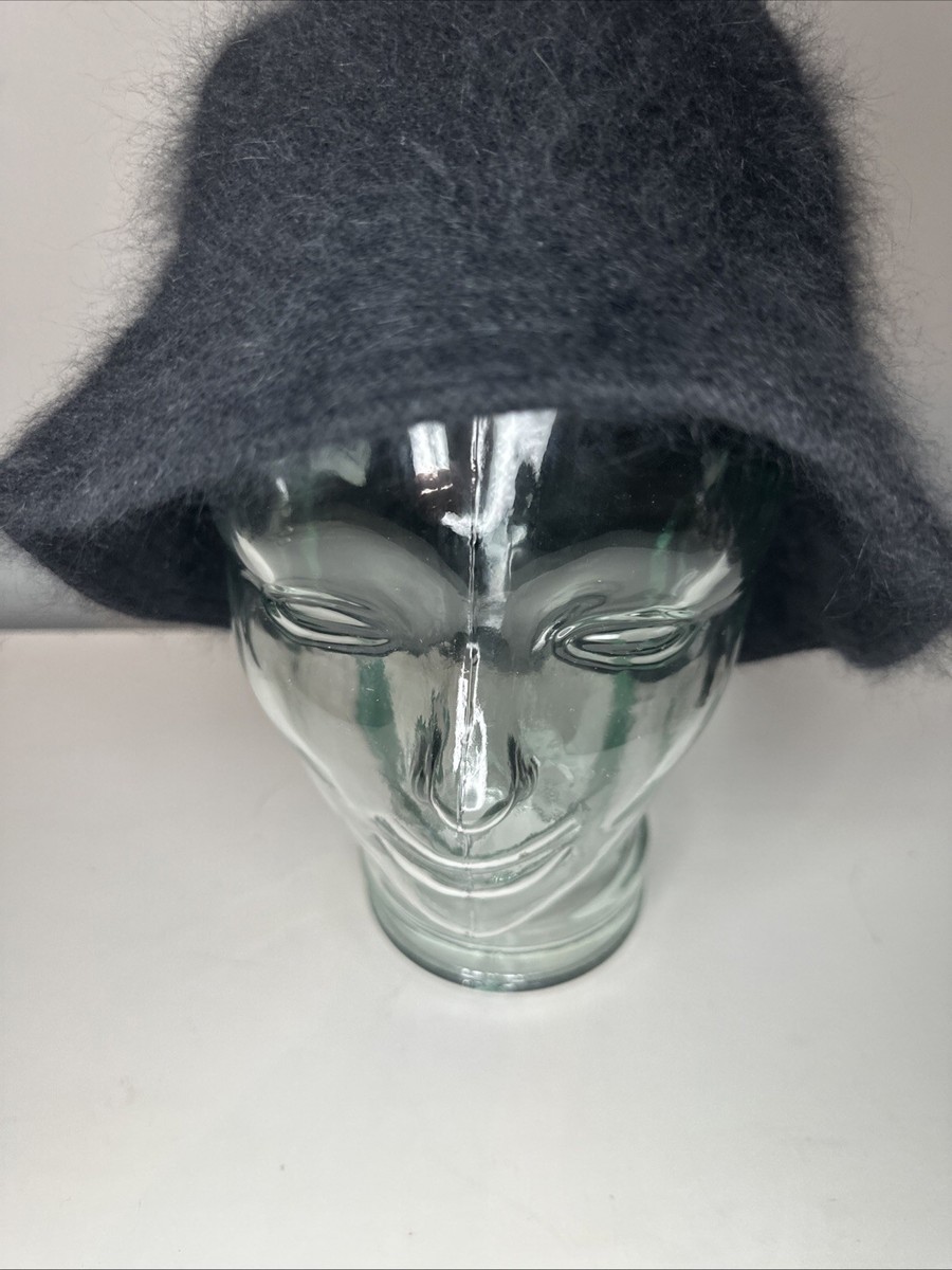 Betmar New York Women’s Angora Bucket Hat Black One Size Betmar Angora Hats for Women for sale | eBay main image 4