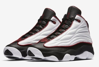 AIR JORDAN PRO STRONG BG - White-Black-Red - Size 6  UPC100