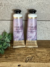 2 Bath And Body Works Vanilla Ease Shea Butter Hand Cream 1 Oz Travel Size